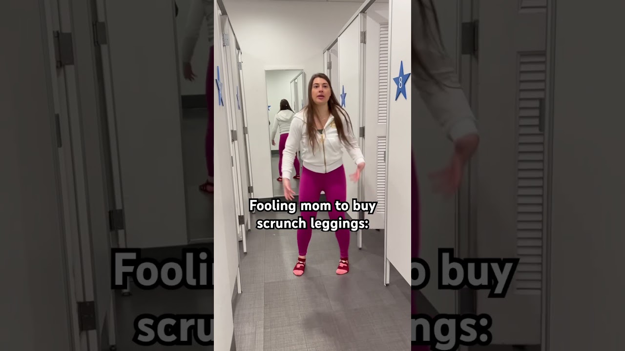 Как обмануть маму, чтобы она купила тебе леггинсы SCRUNCH BUT. #шорты