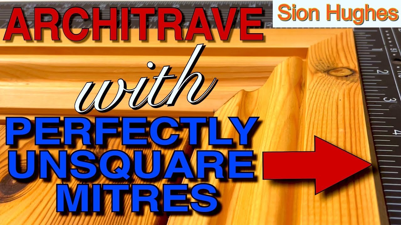 How to fit door moulding / architrave