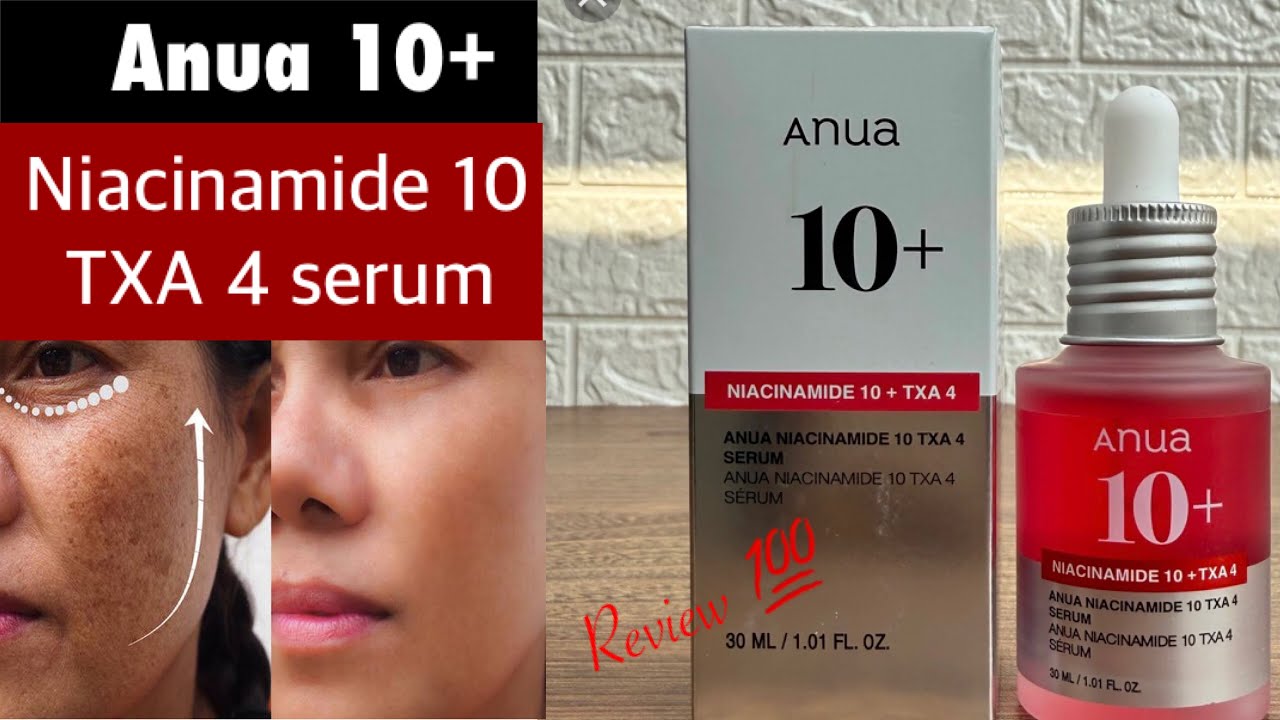 Anua Niacinamide 10 TXA 4 darkspot correcting serum/Tranexamic acid serum for Melasma & Pigmentation