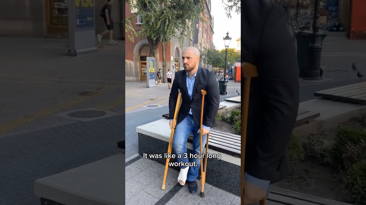 A sad story about walking backwards #sadstory #sadstorymotivation #shortstory #brokenleg #workout