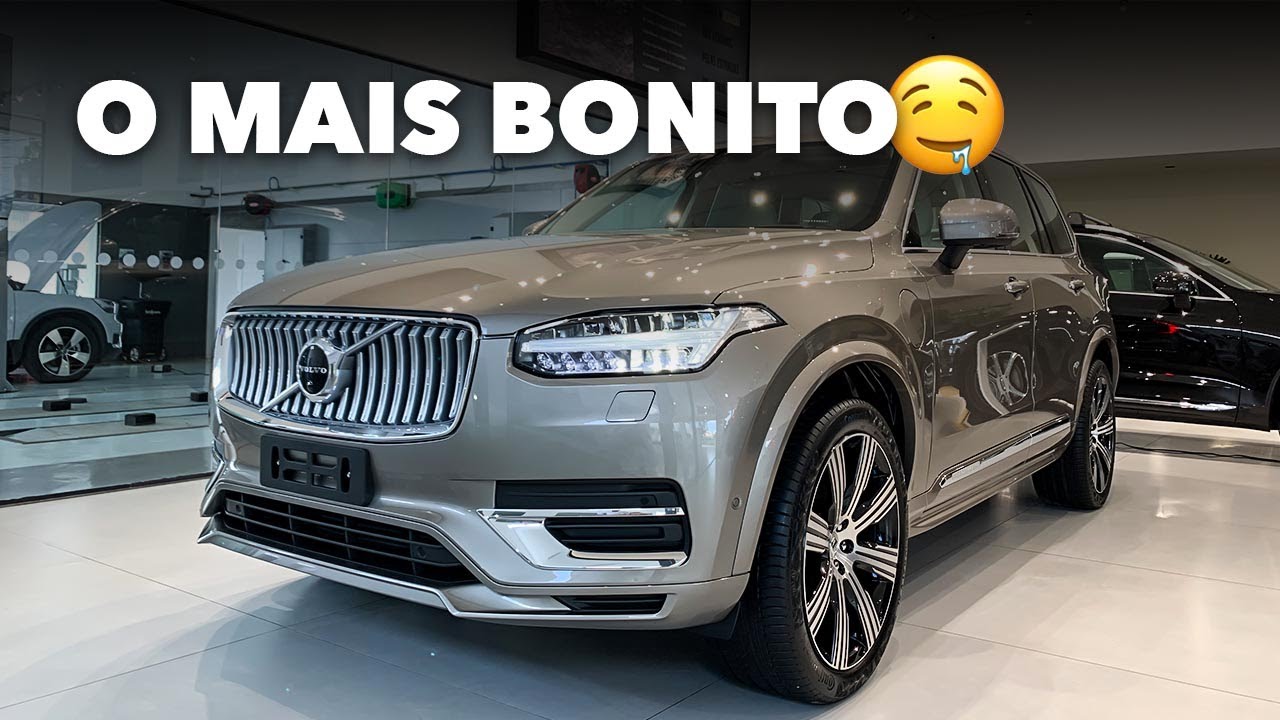 Conheça a linha 2021 do Volvo XC90 Recharge Inscription (COR NOVA)