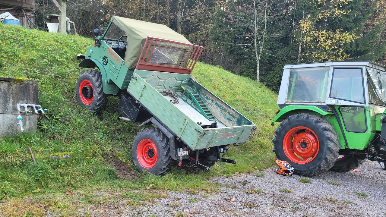 Live Unimog offroad - Deutz-Fahrer sagt, das geht nicht 🤣