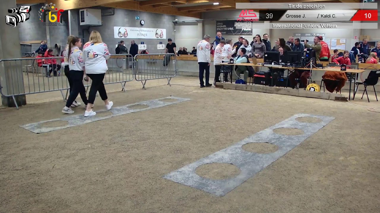 P&eacute;tanque International Juniors Vottem, Tir de pr&eacute;cision