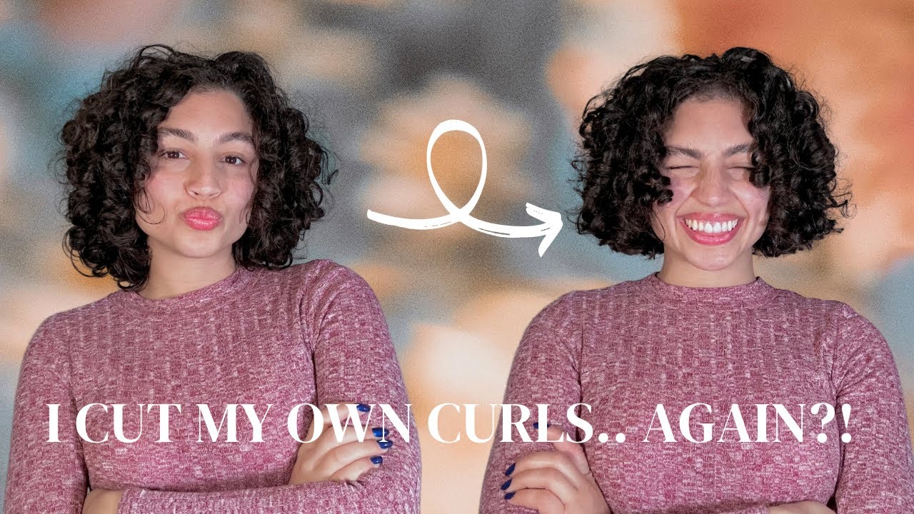 DIY Curly Haircut: Cutting my own 3B/3C short curly hair at home ♥ ♥