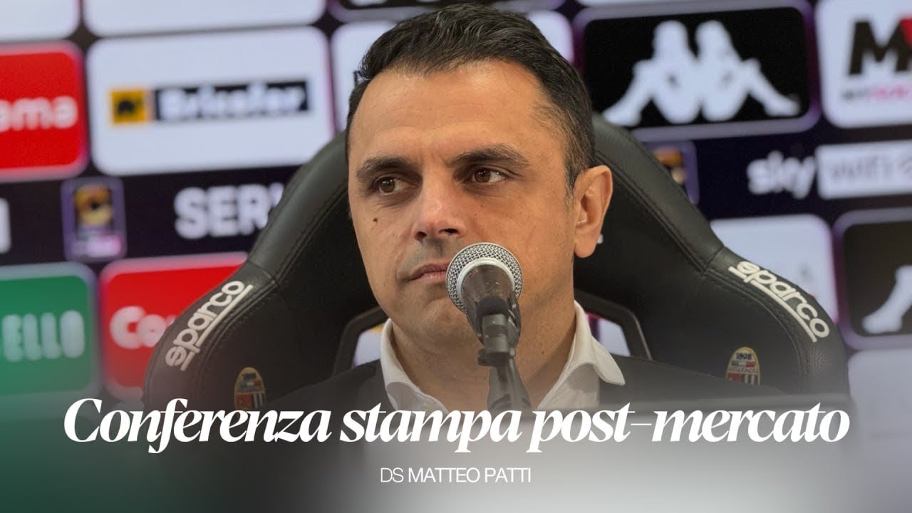 DS Matteo Patti | Conferenza stampa post-mercato | Ascoli Calcio