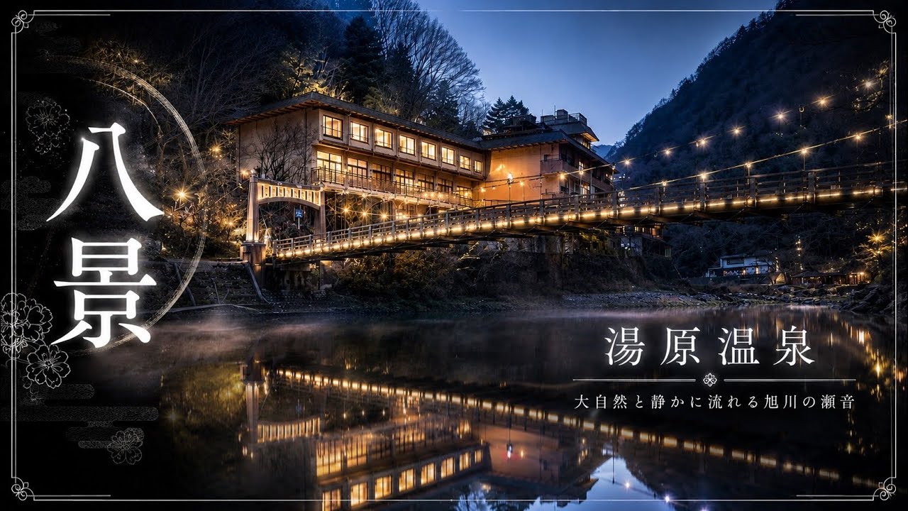【湯原温泉八景】絶景の八景旅館で過ごす特別な夜