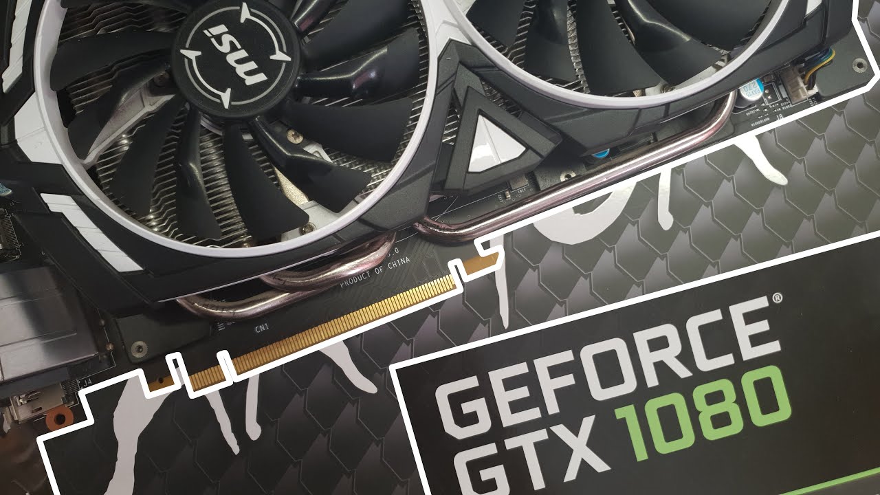Komputer nie URUCHAMIA się z kartą - MSI GTX 1080 ARMOR OC