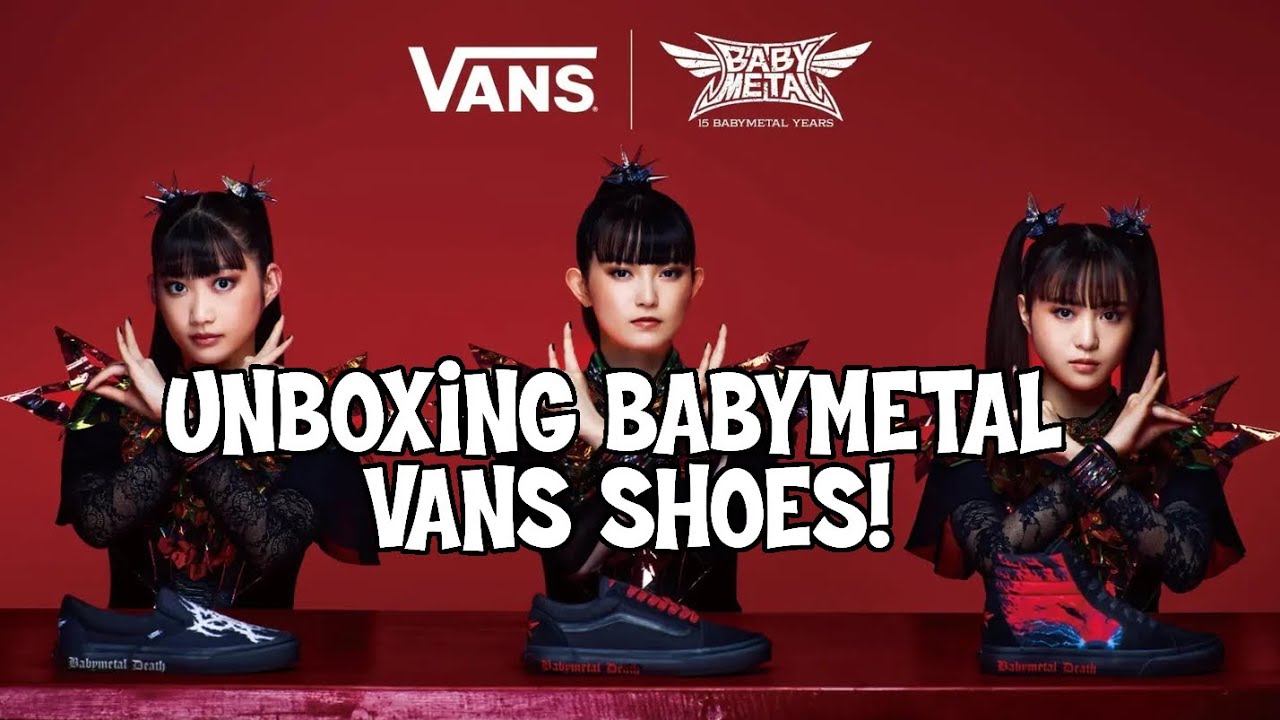 Распаковка кроссовок Vans Babymetal! #vans #babymetal #unboxing #Japan #metal #shoes