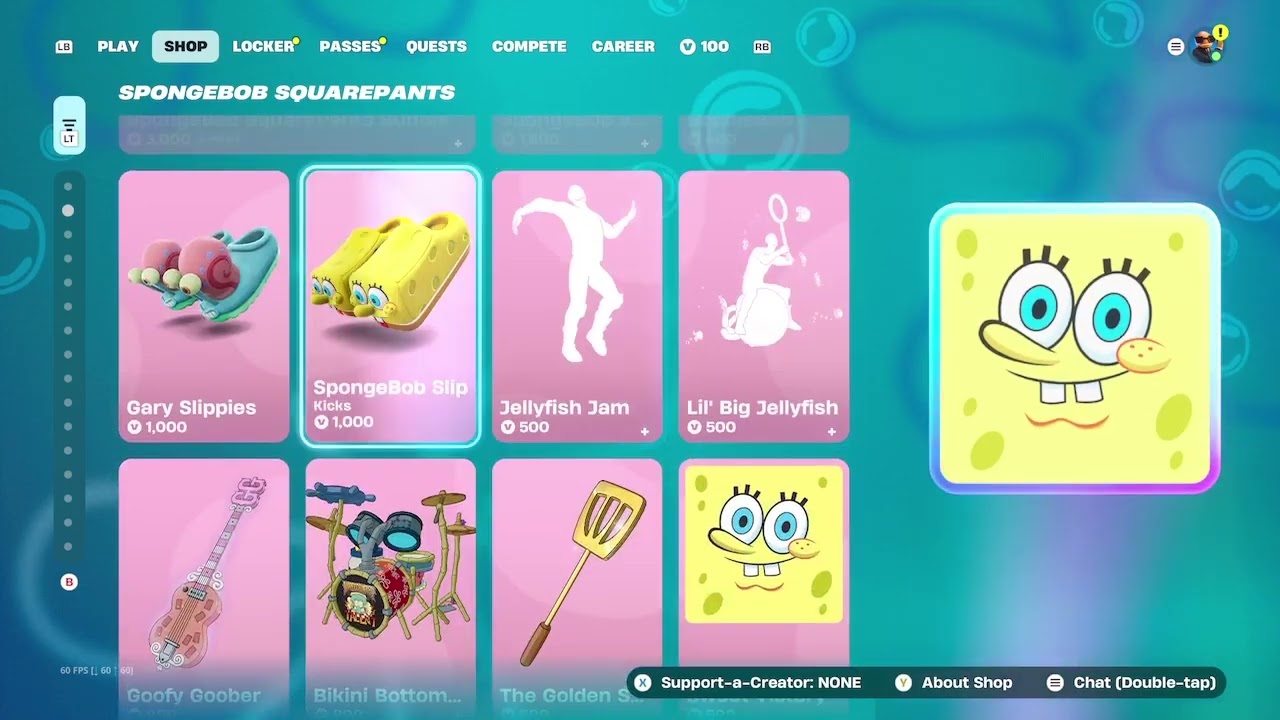 *UPDATED* Fortnite Item Shop ( Spongebob Back!) Febuary 9th 2026