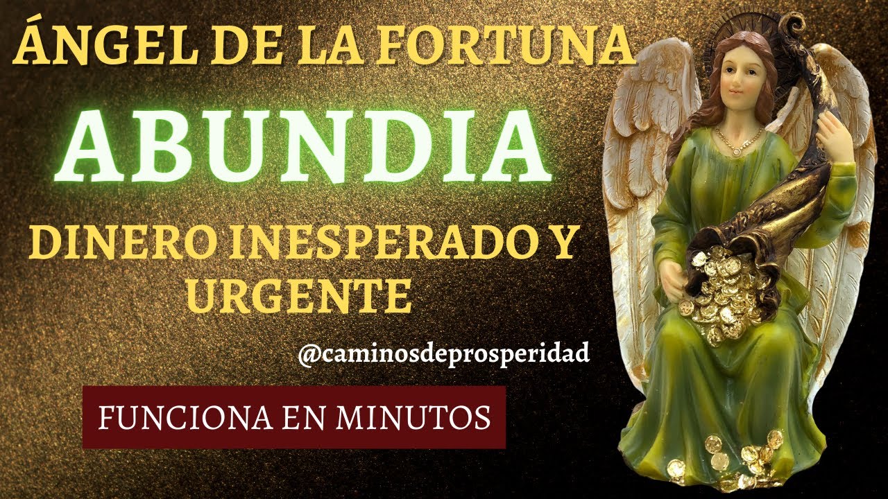 ORACIÓN DE PODER ABUNDIA 🌻EL ÁNGEL DE LA FORTUNA 💰RECIBE DINERO INESPERADO CON NUMEROS DE LOTERIA 🍀