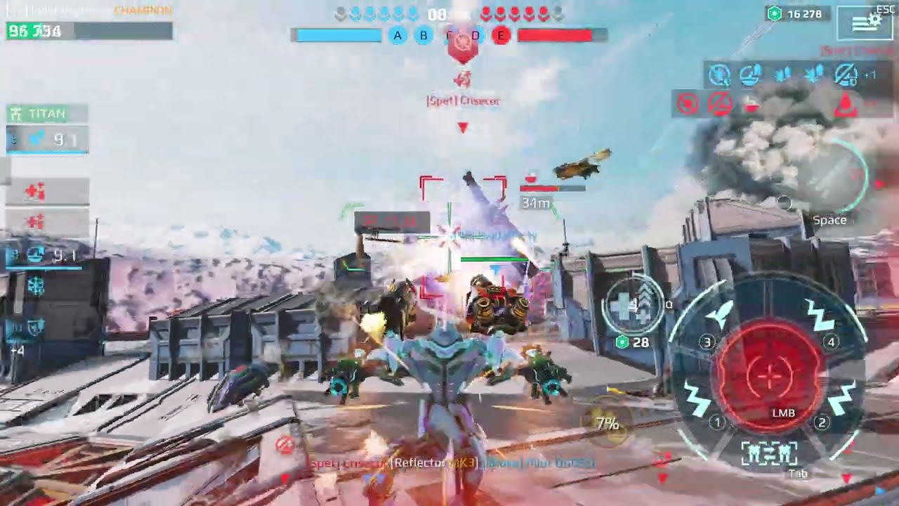 Steel Teth w/ 2 UE Weapons | War Robots