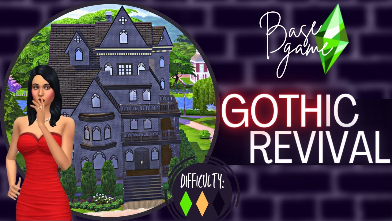 How To Build a GOTHIC REVIVAL VICTORIAN Like a Nerd - Base Game EA Build Fixing / Building Tutorial