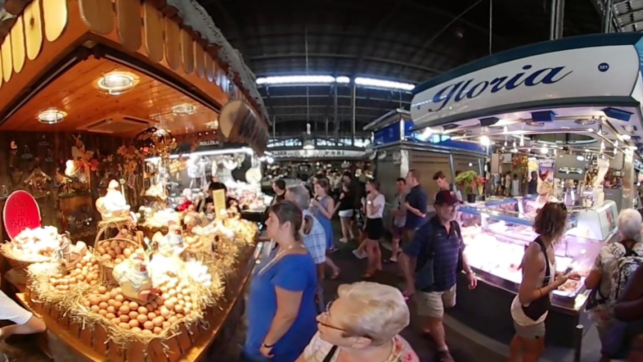 La Boqueria Las Ramblas Market (Barcelona, Spain)