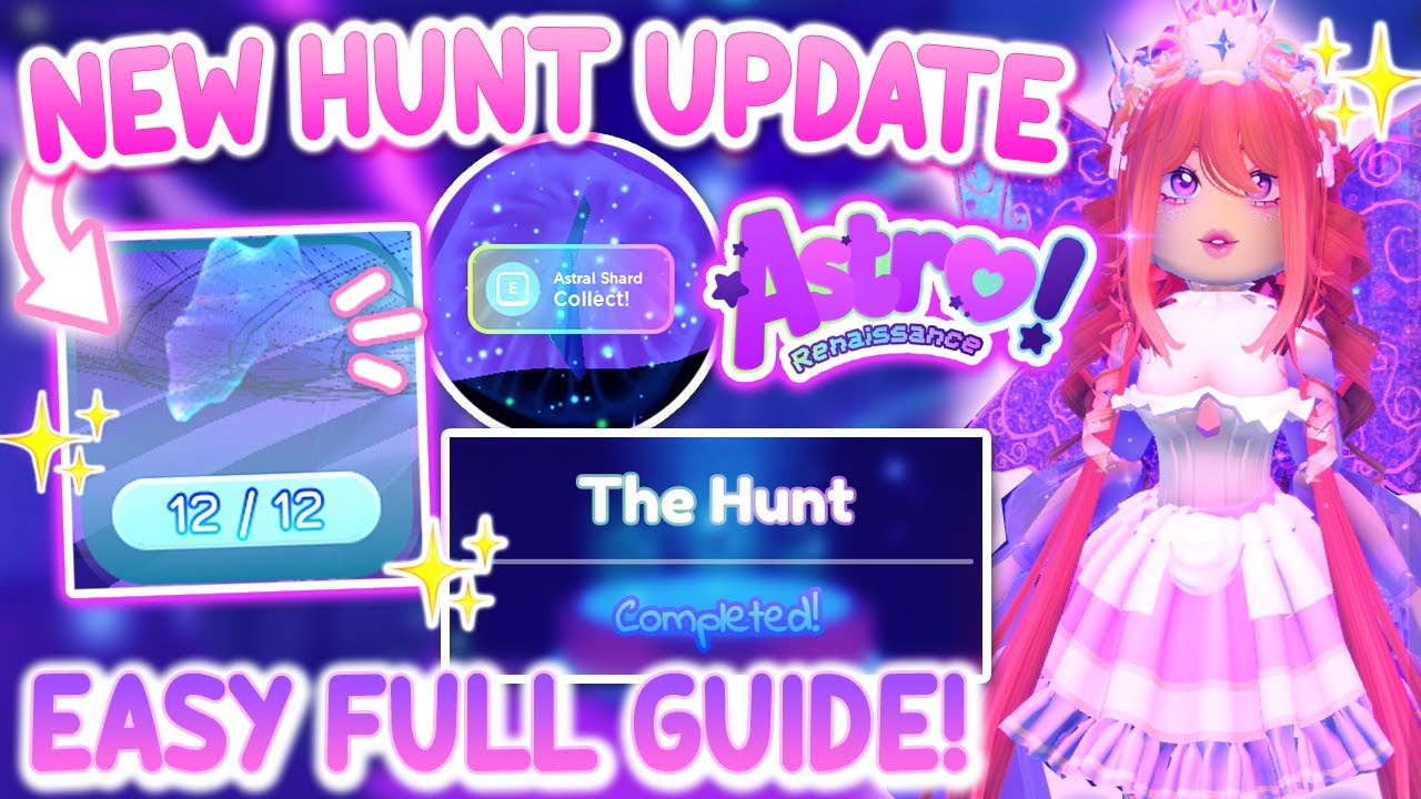 ☄NEW UPDATE! THE HUNT Full Guide Locations 🌸ASTRO RENAISSANCE Roblox Event