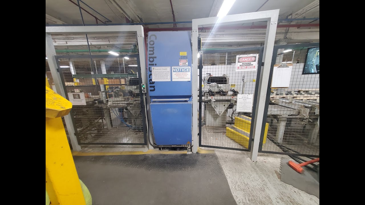 Used Dimter Luxscan Chop Line w/  C180 Scanner, Opticut 450FJ+ & Opticut 450 Viper Optimizing Saws