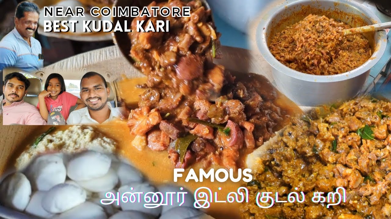 Знаменитый Аннур Бест Идли Кодал Кари | Коимбатур | Обзор видеоблога Dharani Mess Food | Вкусная еда