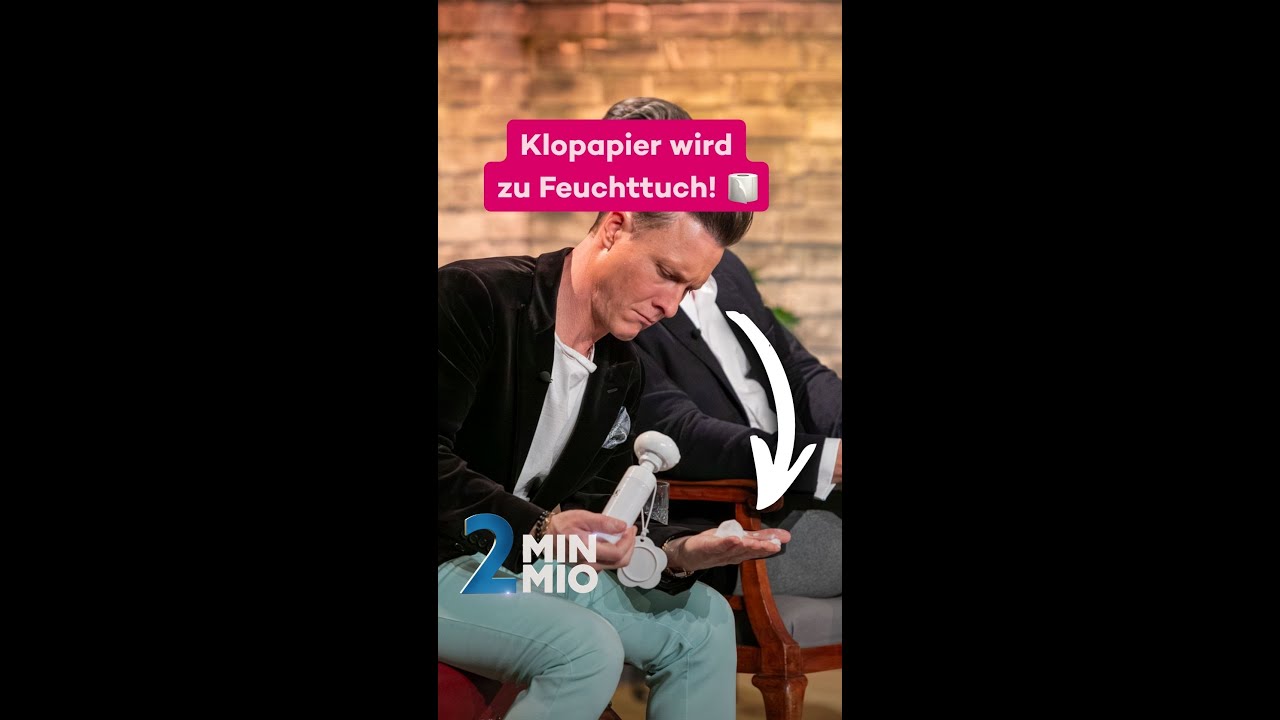 Klopapier wird zu Feuchttuch! 🧻 Startup BULA im Pitch bei 
