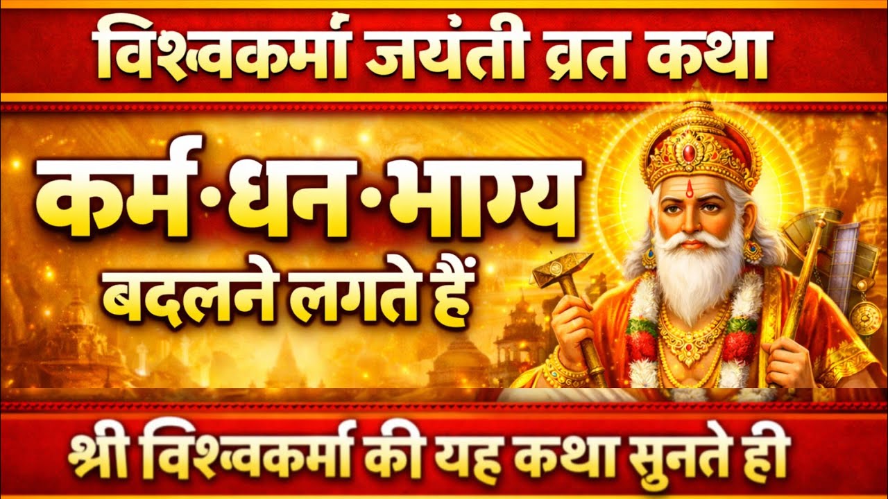 श्री विश्वकर्मा की यह कथा सुनते ही कर्म, धन और भाग्य बदलने लगते हैं | विश्वकर्मा जयंती व्रत कथा