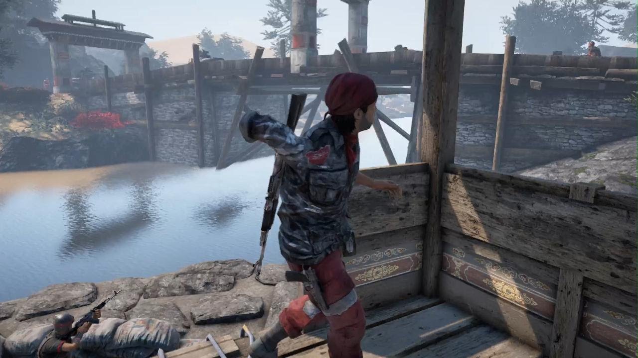 Far Cry 4 Royal Army Vs. Golden Path NPC battle 2