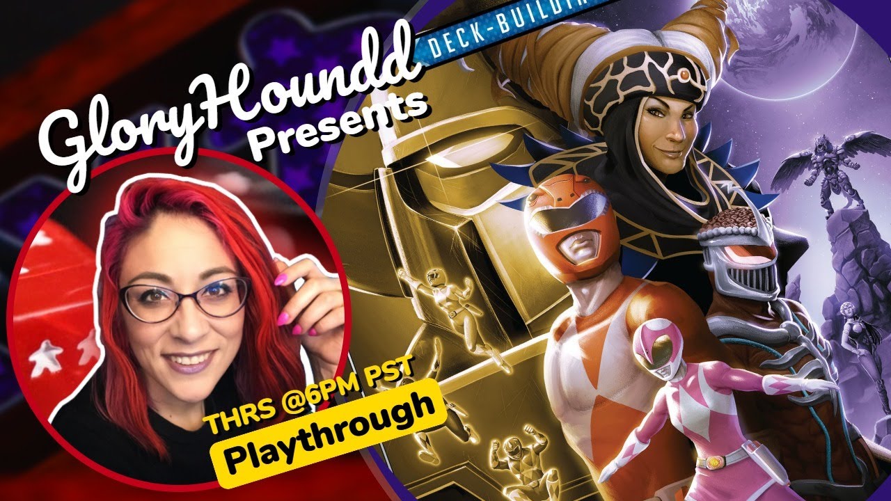 Power Rangers Deck-Building Game Playthrough!