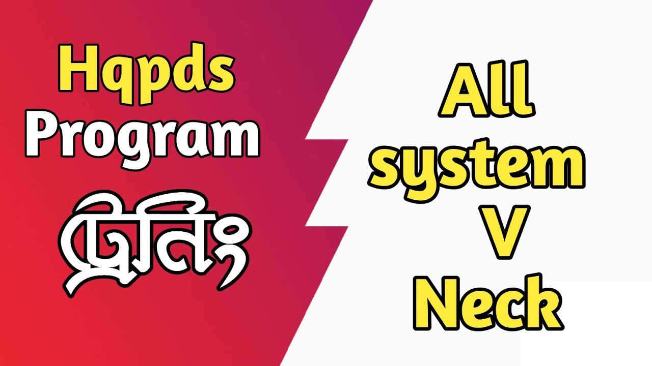 How To create all system V Neck by hqpds Knitting machine basic Trading