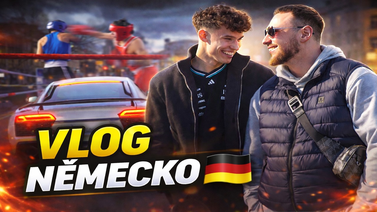 TOHLE SE STALO V JEHO PRVNÍM ZÁPASE?!!! 🥊😲 | Vlog Německo🇩🇪