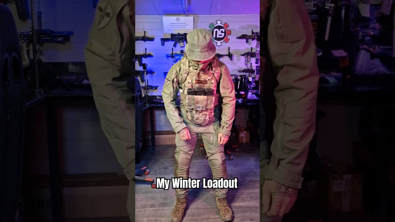 My Winter Loadout 💨 #asmr #loadout #outfit #money #airsoft