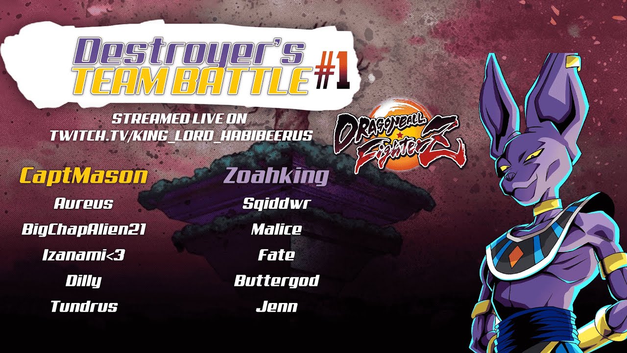 Destroyer's Team Battle #1 (DBFZ 1.41)