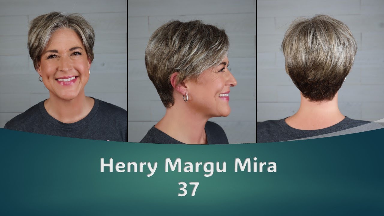 Henry Margu Mira in 37 | A short, LOW density, SUPER natural GRAY synthetic | Wig Review