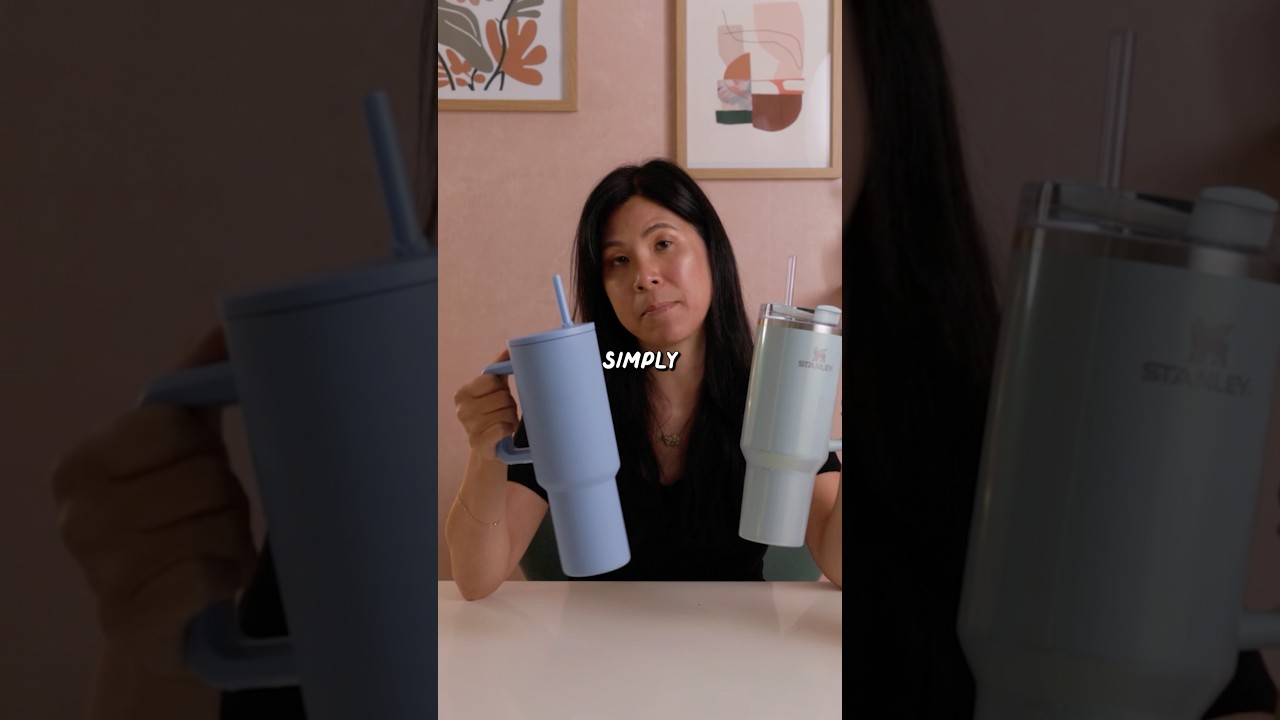 Testing $40 Stanley vs $25 Simply Modern Water Cup! 🧊