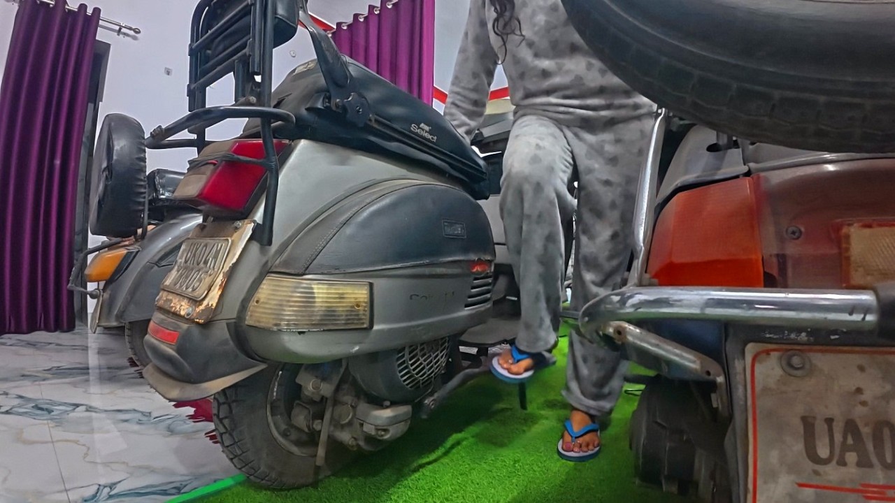 Girl Kickstart & Hard Revving LML Select 4 (4 Stroke) 🔥🔥🔥 #priyankakhanduri