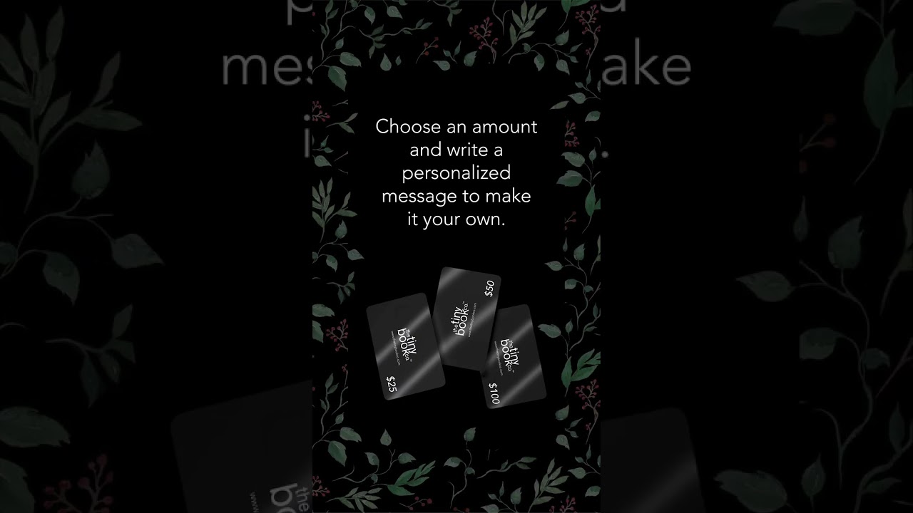 eGift Cards are perfect last minute gifts 🎁