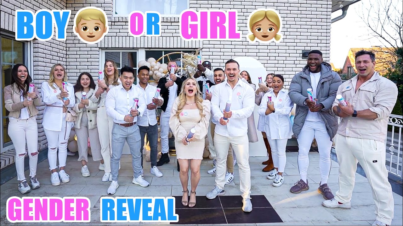 Mädchen oder Junge? | Gender Reveal Party von unserem Baby 👶🎊