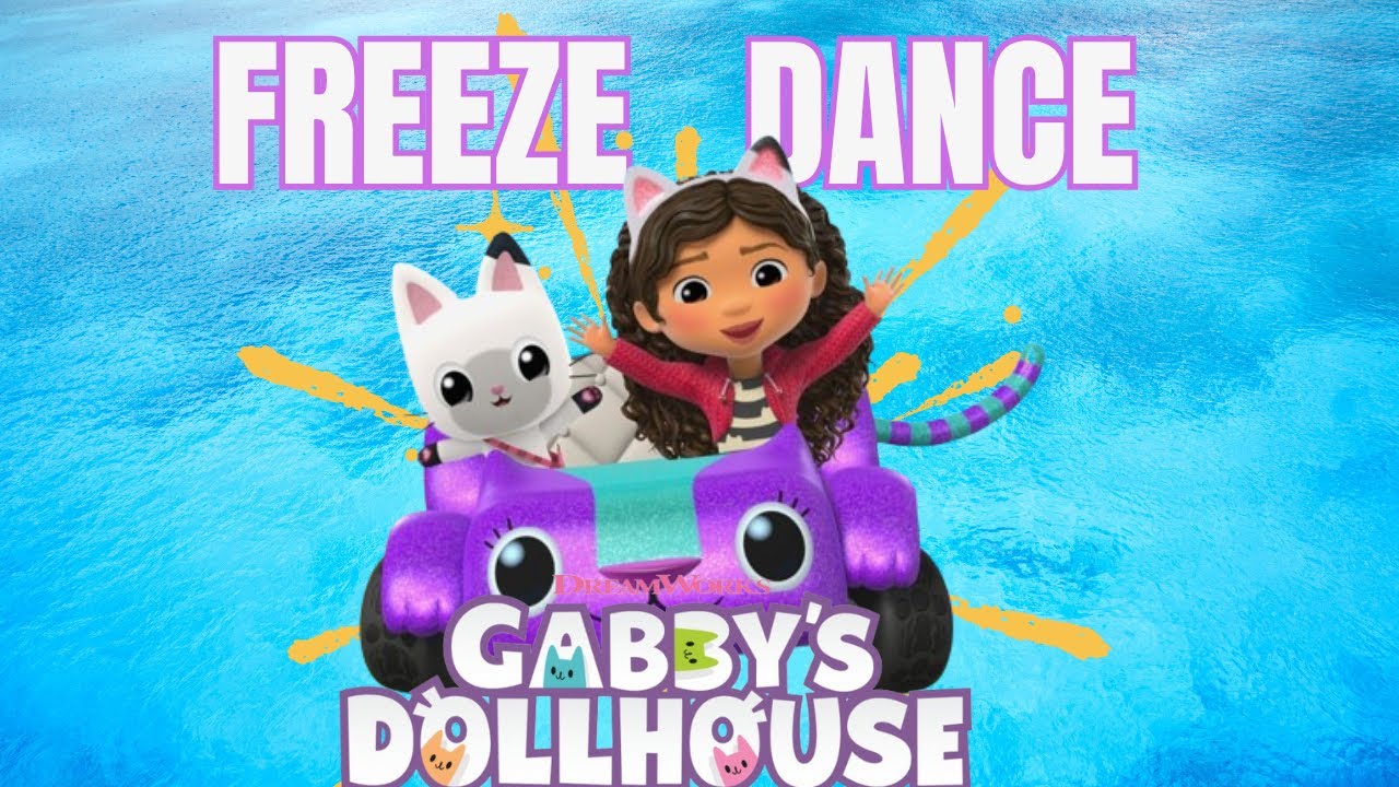 Gabby's Dollhouse Yoga Summer Freeze Dance | Brain Break | Go Noodle Inspired | Freeze Dance