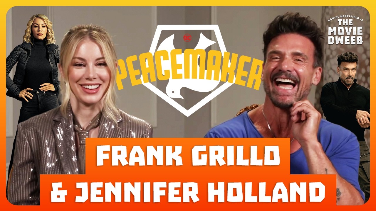 Jennifer Holland & Frank Grillo Call Me A C*** In Peacemaker Season 2 Interview  😂 | The Movie Dweeb