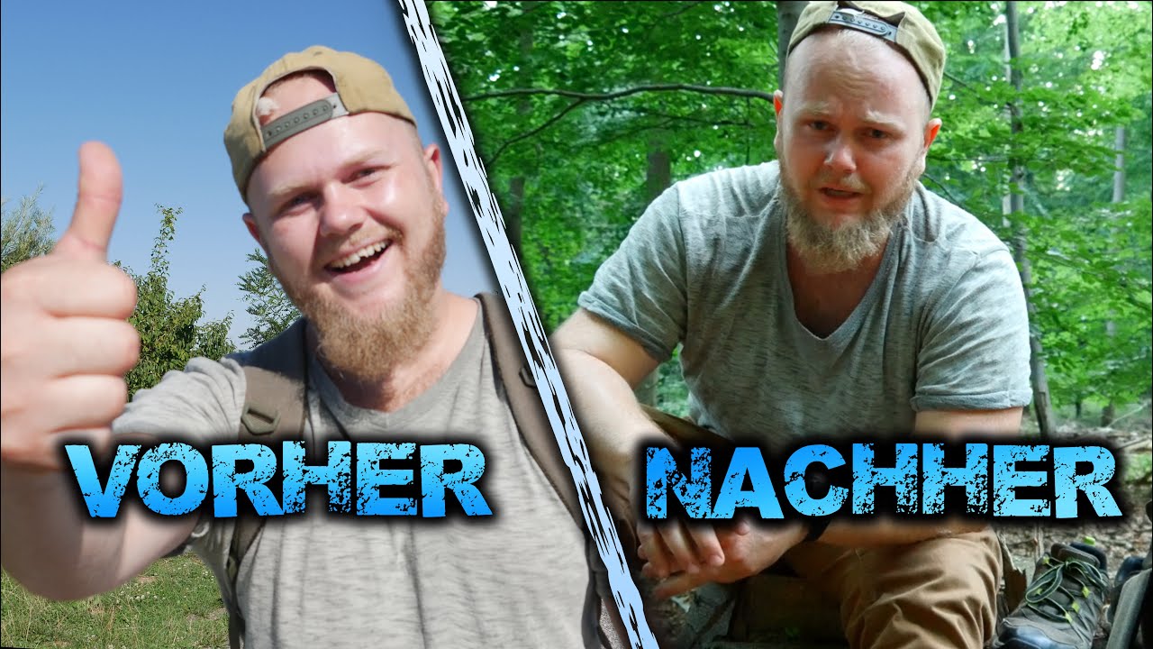 MEGAMARSCH / 50 KM LAUFEN OHNE VORBEREITUNG und mit 20 KG ÜBERGEWICHT