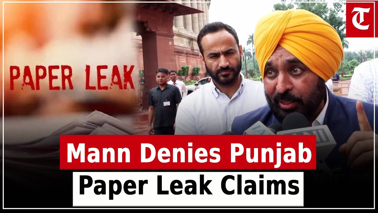 Punjab CM Bhagwant Mann denies paper leak, cites pharmacy exam cheating case and arrests