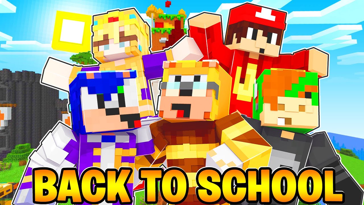 Baby Sonic BACK TO SCHOOL! | Minecraft Videogame School | [1]