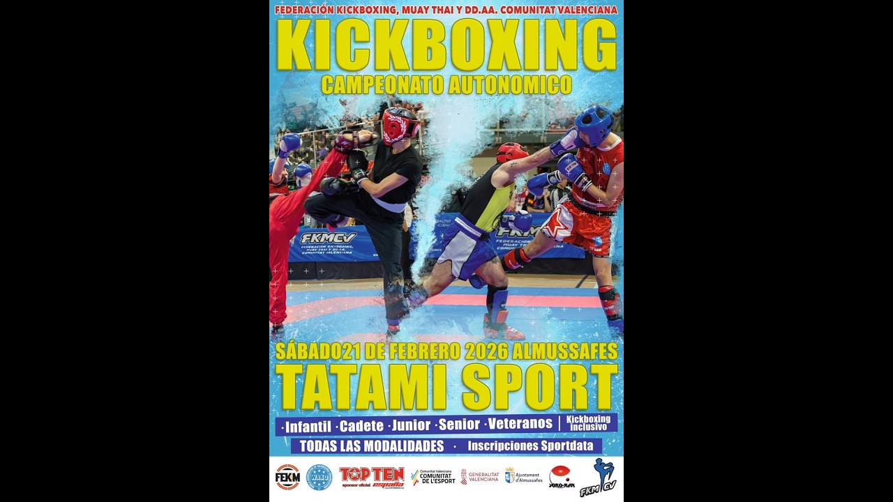 Tatami 3 Campeonato de la Comunitat Valenciana Tatami Sport 2026