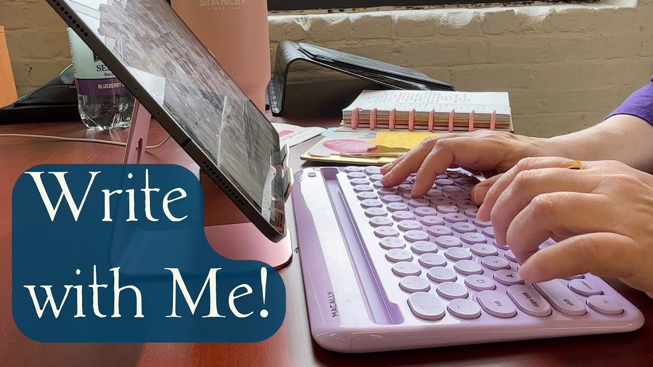 Write With Me! Peaceful ASMR Typing with Fantasy and Horror Author S.R. Marks
