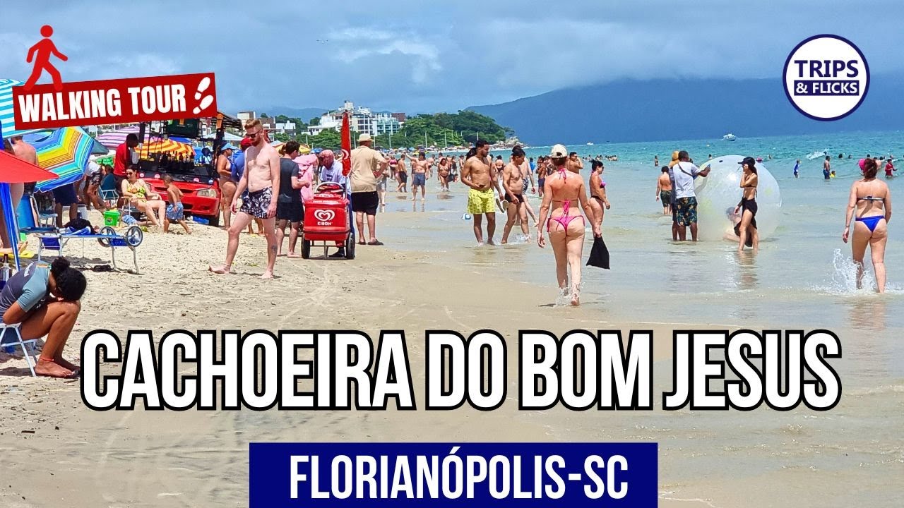 Walking Tour: Verão na Cachoeira do Bom Jesus – Praia, Sol e Diversão em Floripa! ☀️🏝️