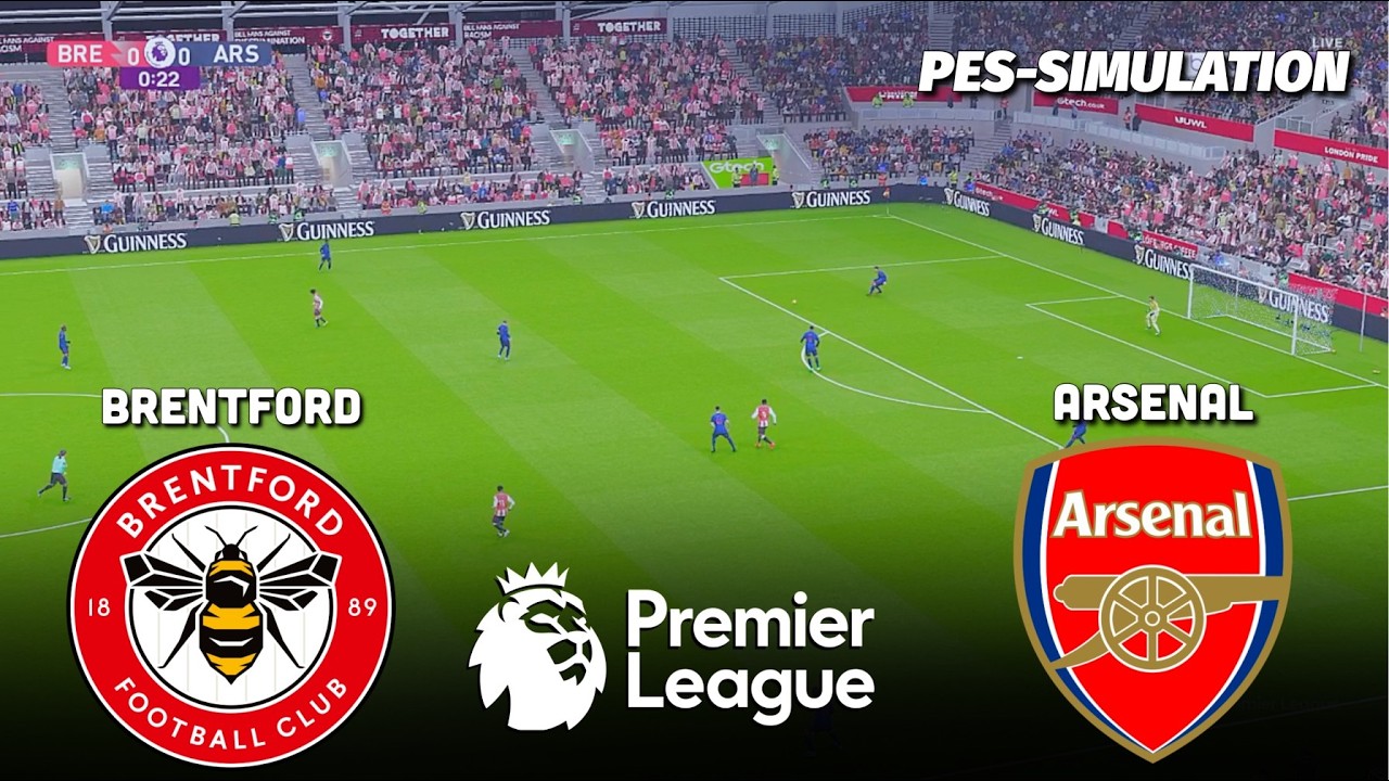 Brentford vs Arsenal | Premier League 2025/26 | PES 21 Simulation
