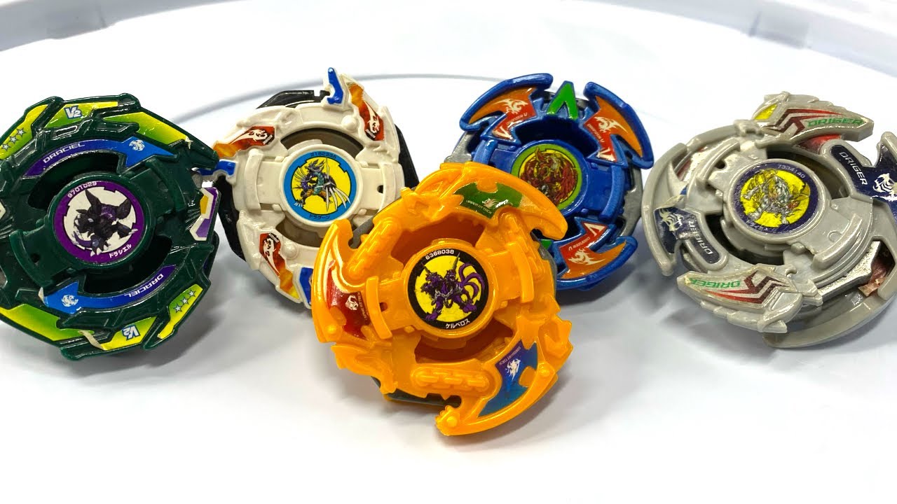 BURNING CERBERUS vs THE BLADEBREAKERS | Bakuten Shoot Beyblade V-Force