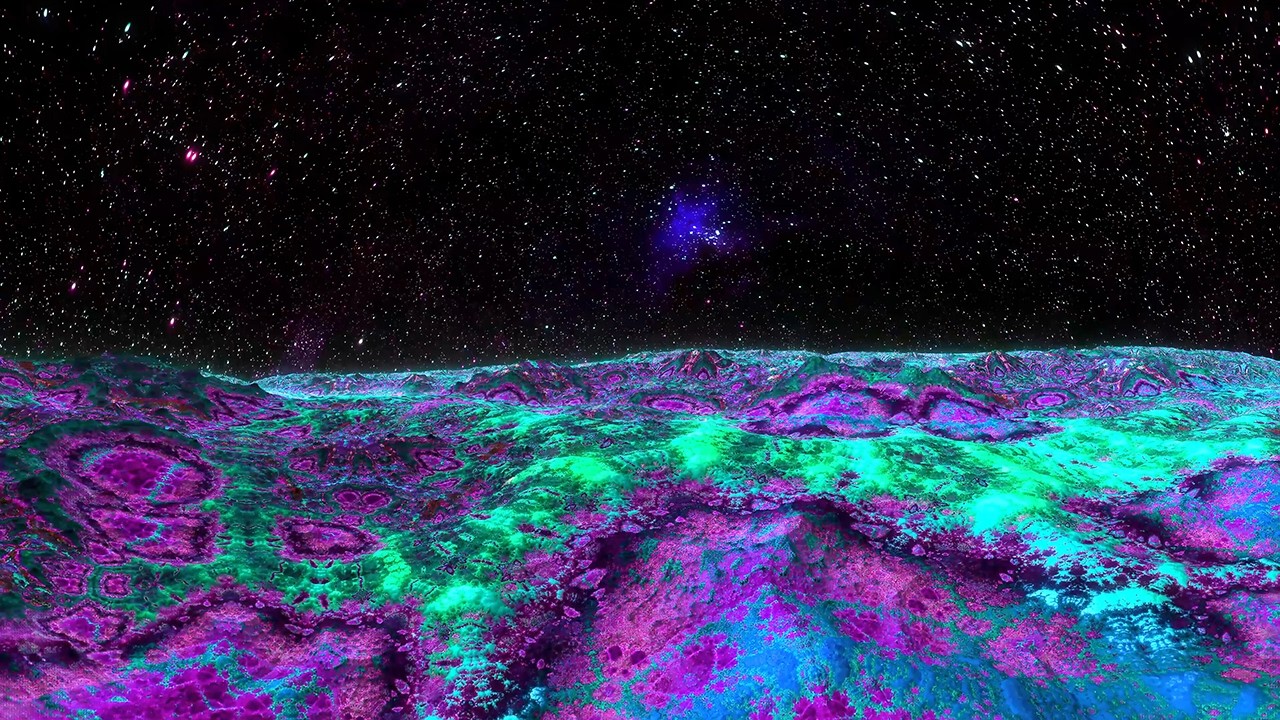 SPACE EXPLORATION: Discover Vibrant Alien Worlds and Unique Geometric Landscapes