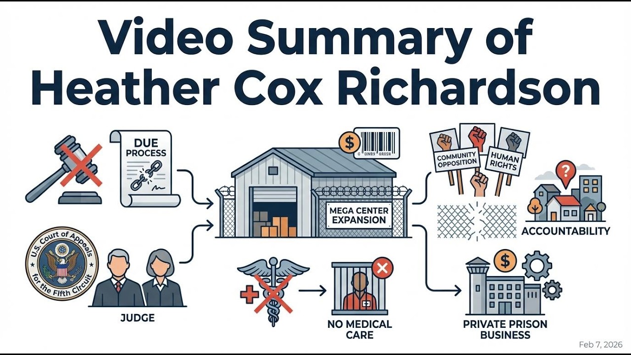 Feb 7, 2026 Video Summary: Trump Admin's Mass Detention | Heather Cox Richardson