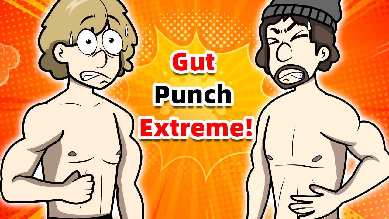 Gut Punch Extreme! FBB Gets a Gut Punch and Belly Punch To The Stomach