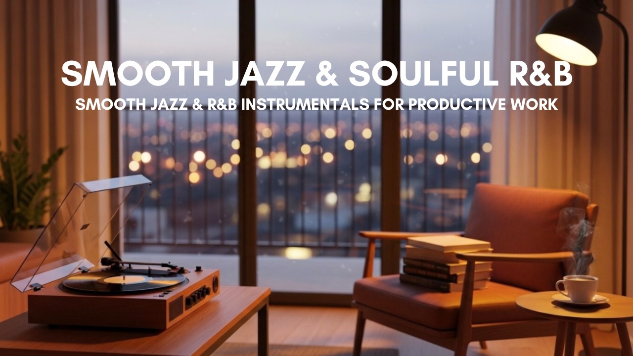 Smooth Jazz & Soulful R&B: Soft Instrumentals for Study, Work & Relaxation