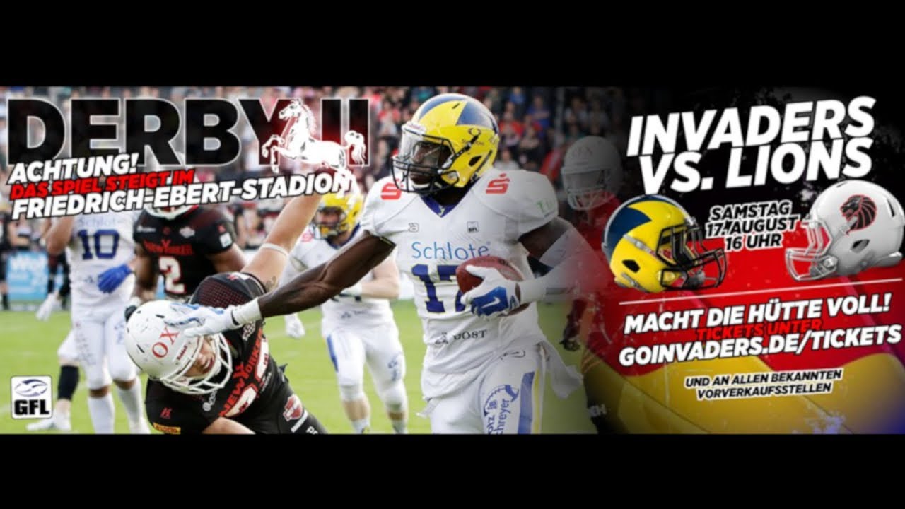 Hildesheim Invaders vs. Braunschweig New Yorker Lions - 17.08.2019
