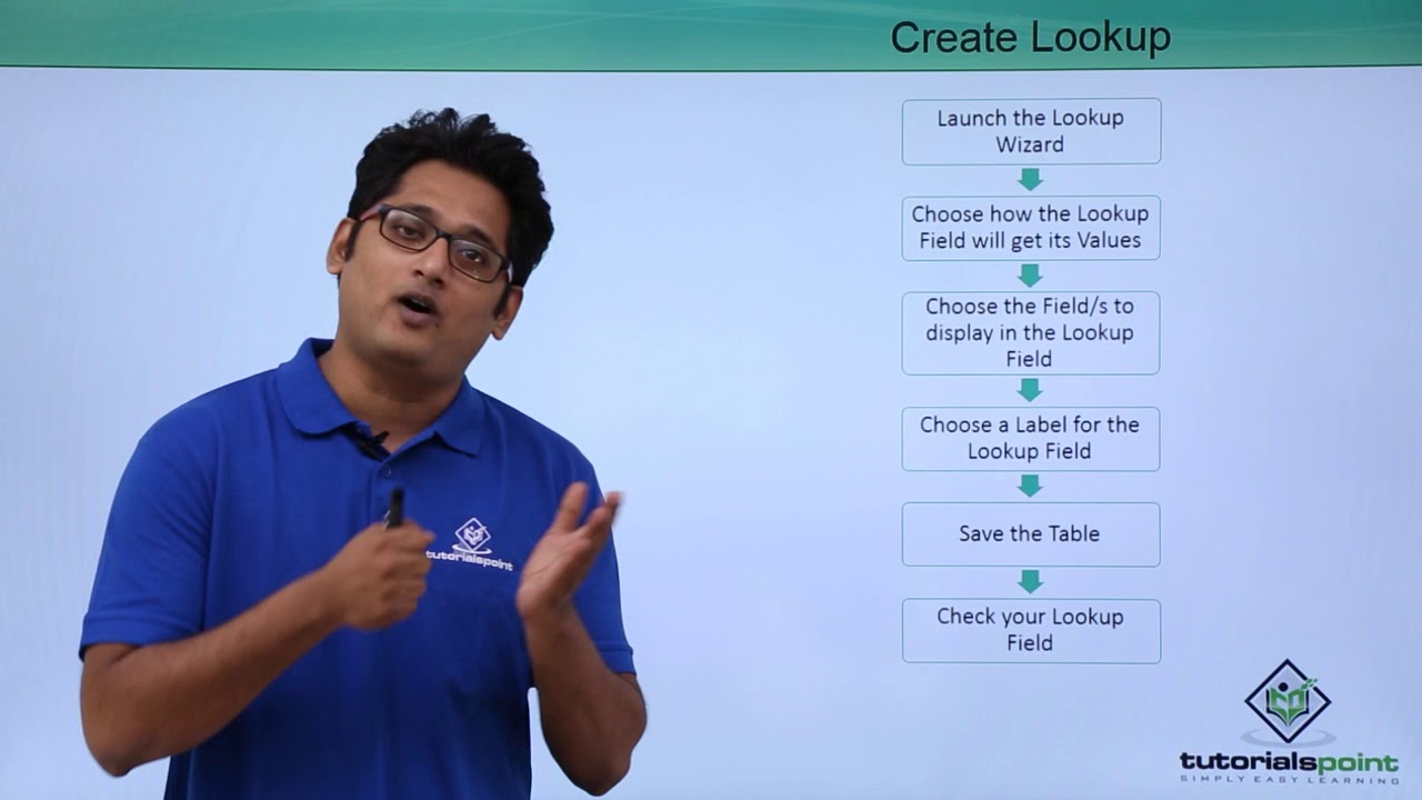MS Access 2016 - Create Lookups