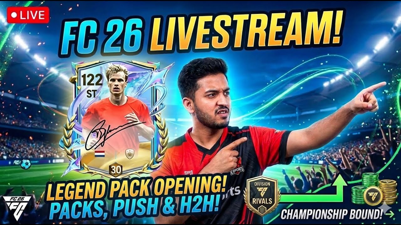 LIVE NOW 🔴 ROAD TO FC CHAMPION! 🏆 H2H Rank Push | FC Mobile 26 LIVE #eafc26
